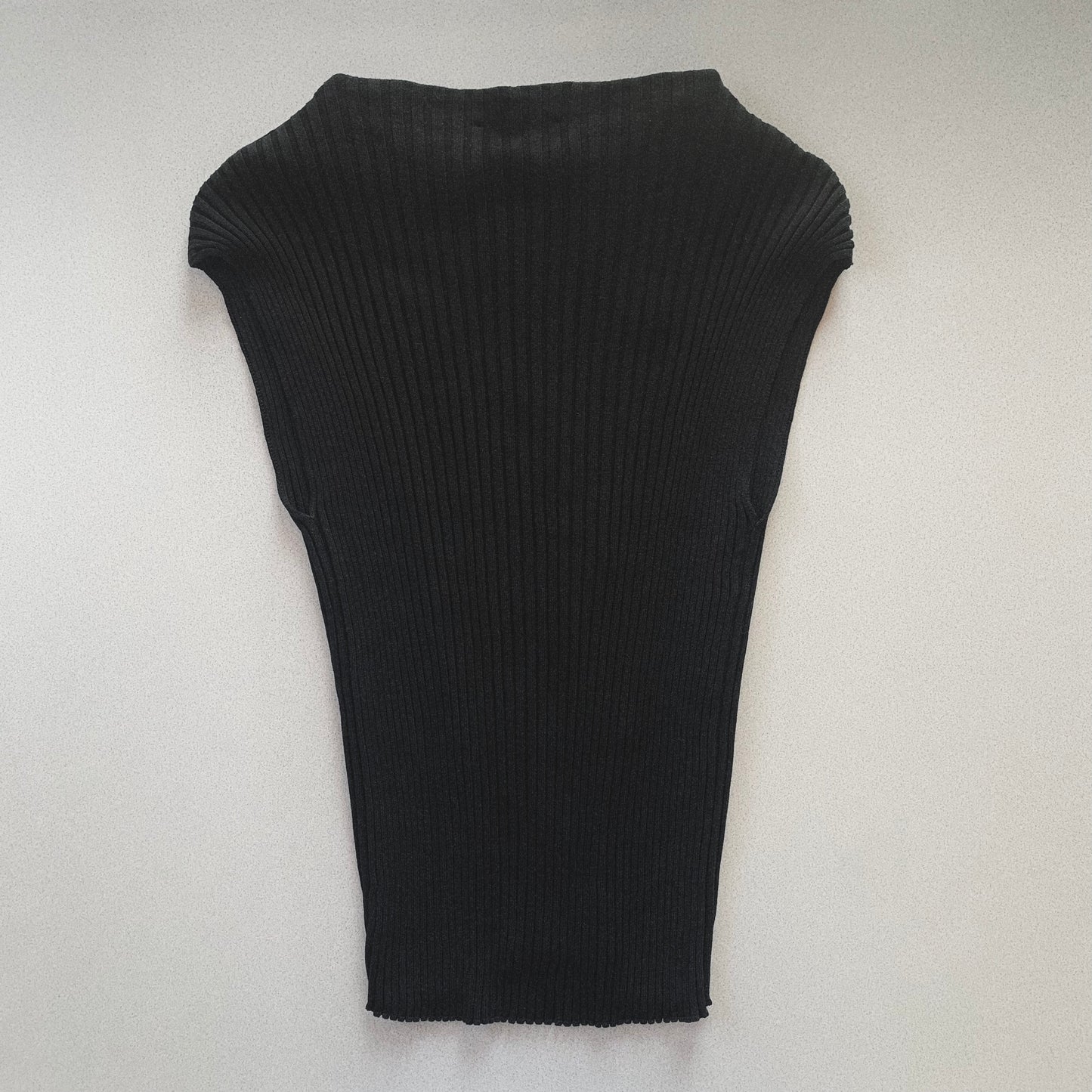 Italy rib print vest