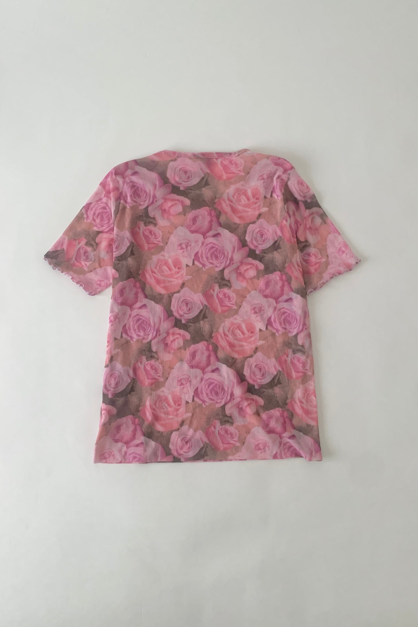 Italy rose sheer T tops