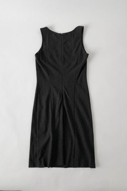 dark gray long dress