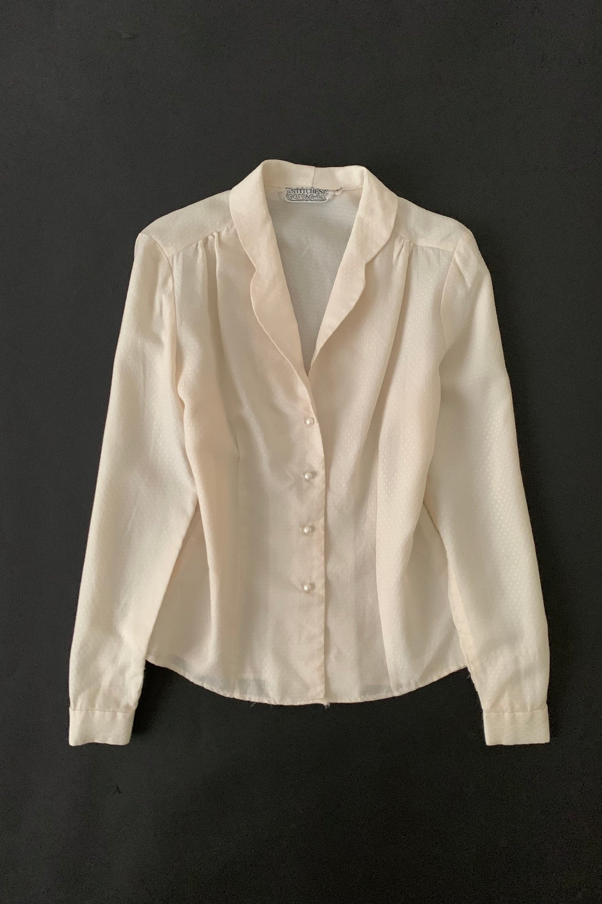 pale beige dot shirt