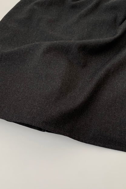 MaxMara dark  gray wrap wool pants