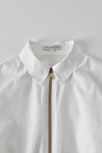 Italy gold zip shirt jacket