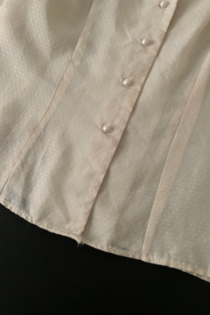 pale beige dot shirt