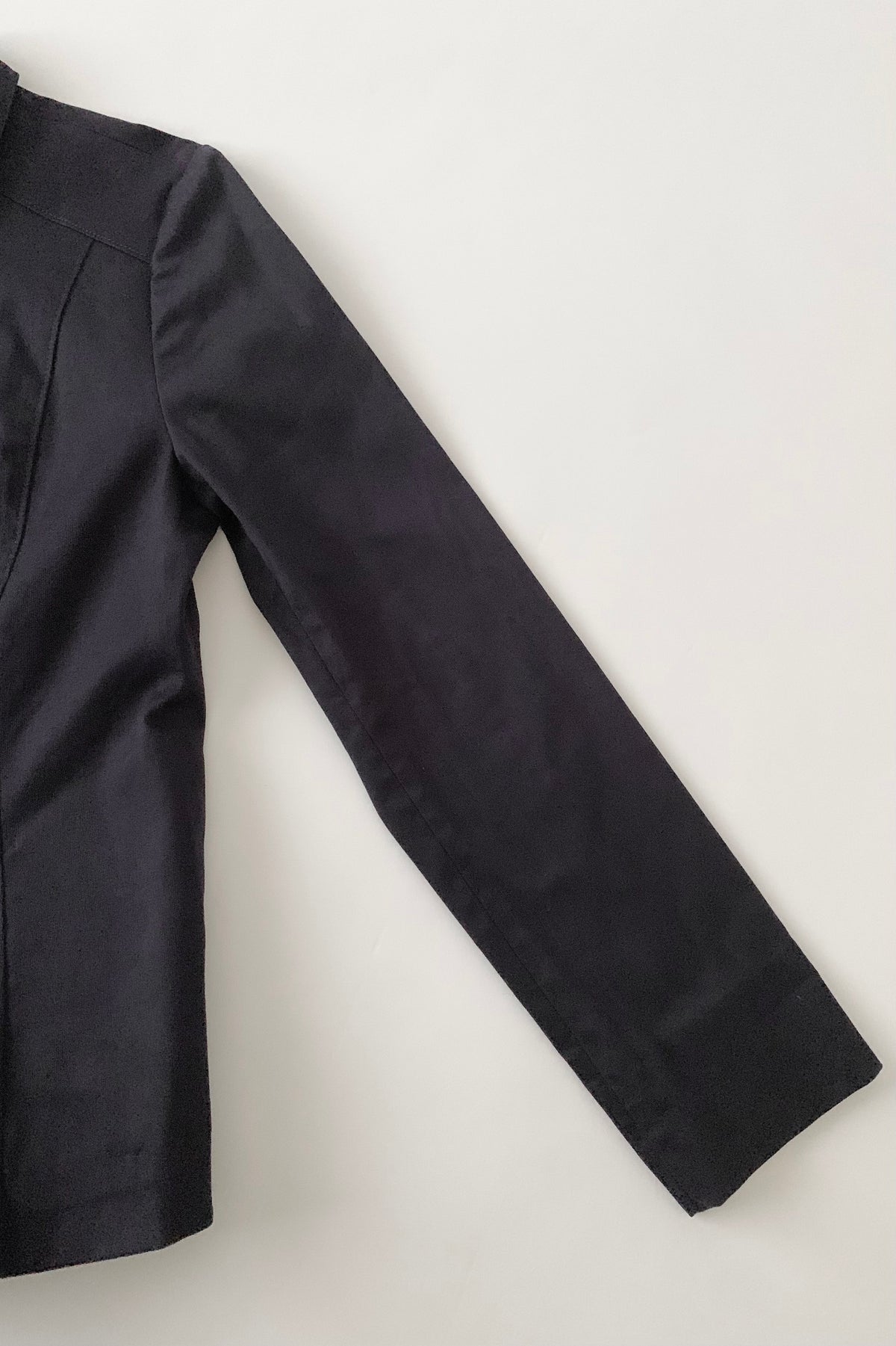 dark purple buttons jacket