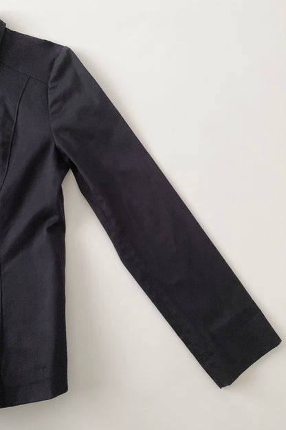 dark purple buttons jacket
