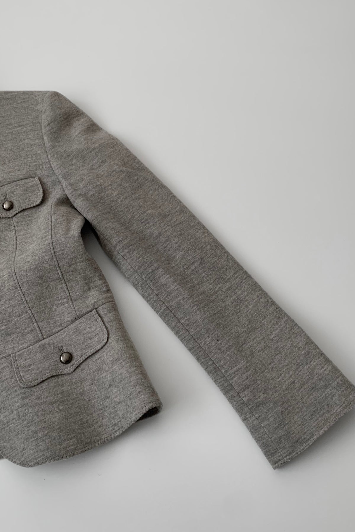 light gray wool jacket