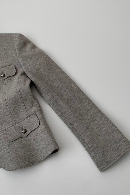 light gray wool jacket