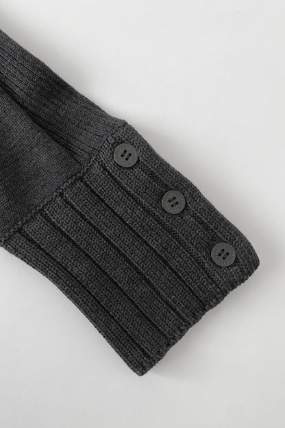 Burberry dark gray wool knit