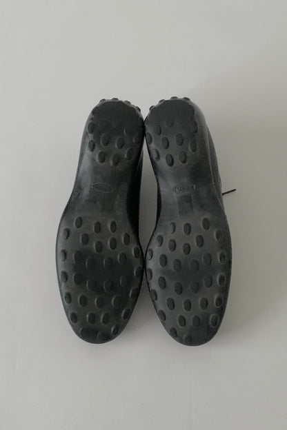 TOD’S black leather sneakers