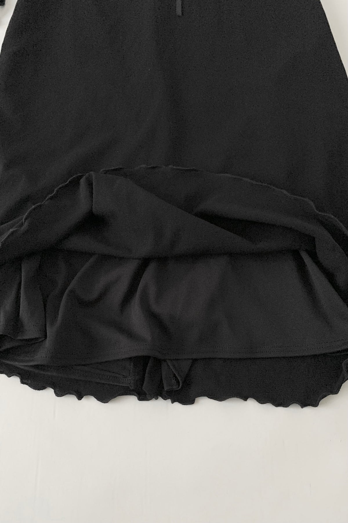 usa black waist ribbon dress