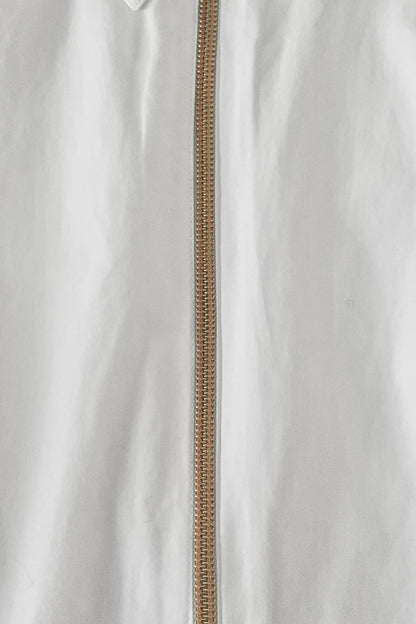 Italy gold zip shirt jacket