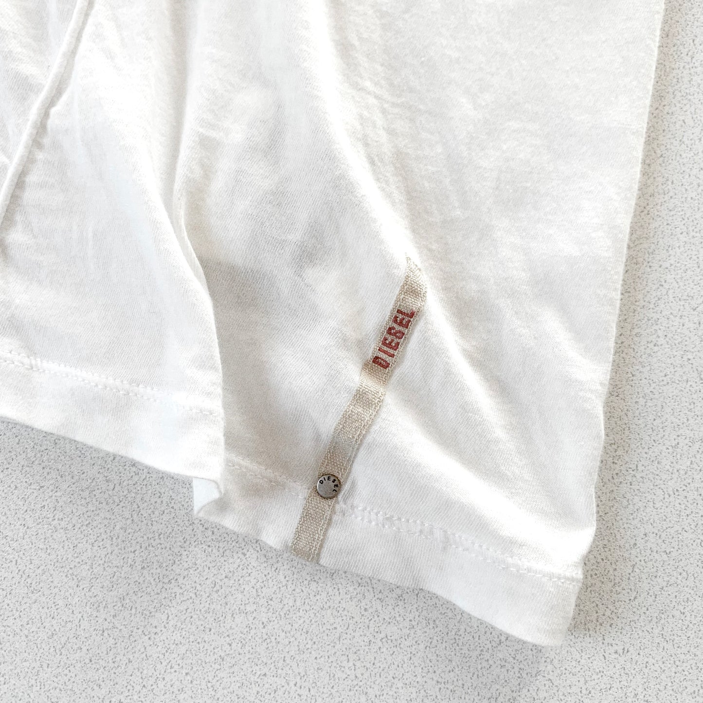 DIESEL white frill tunic