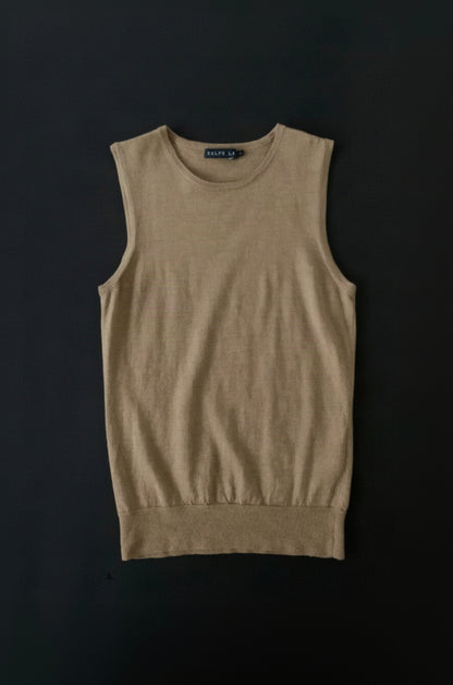 Ralph Lauren brown wool vest