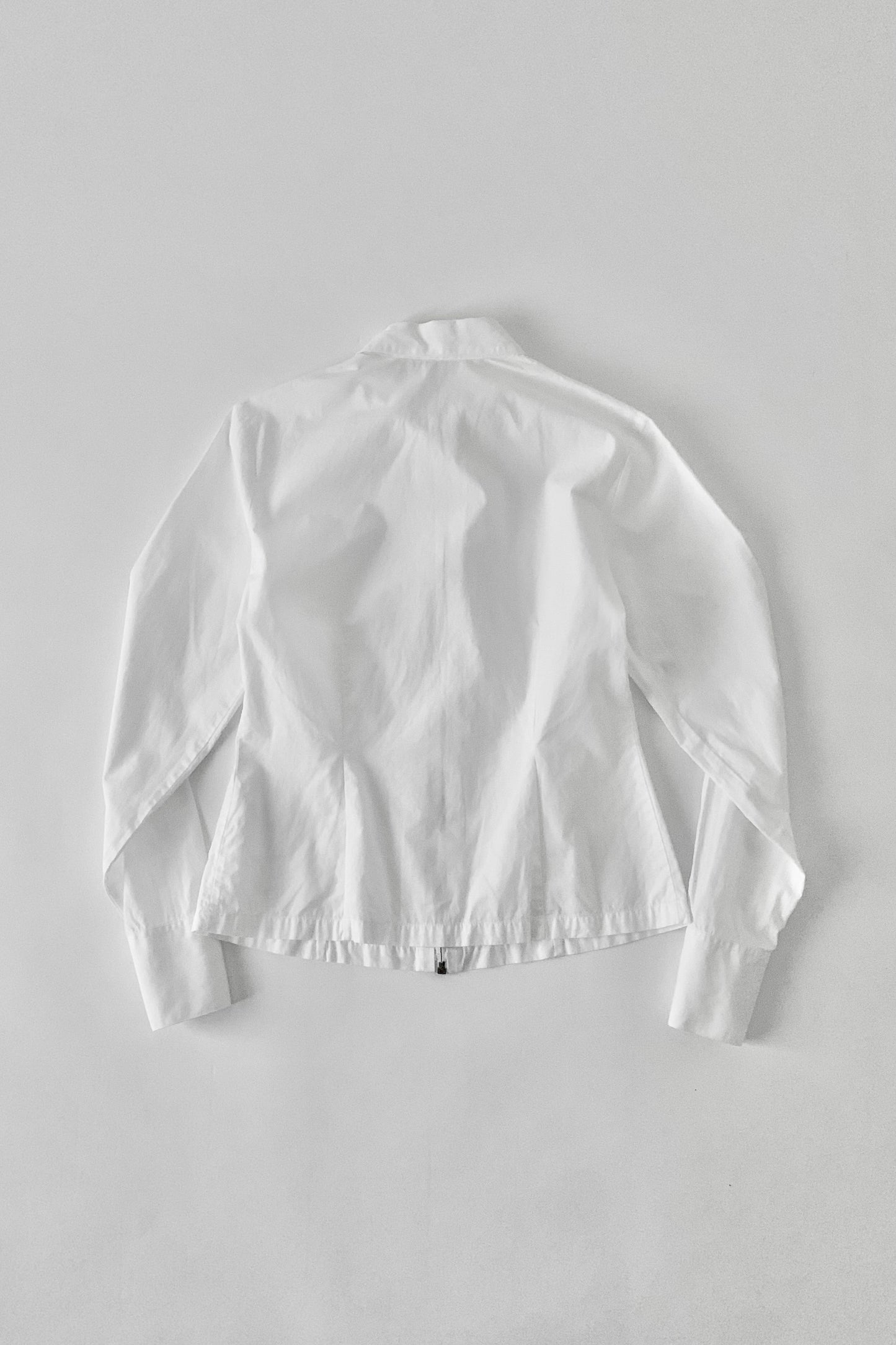 Italy gold zip shirt jacket