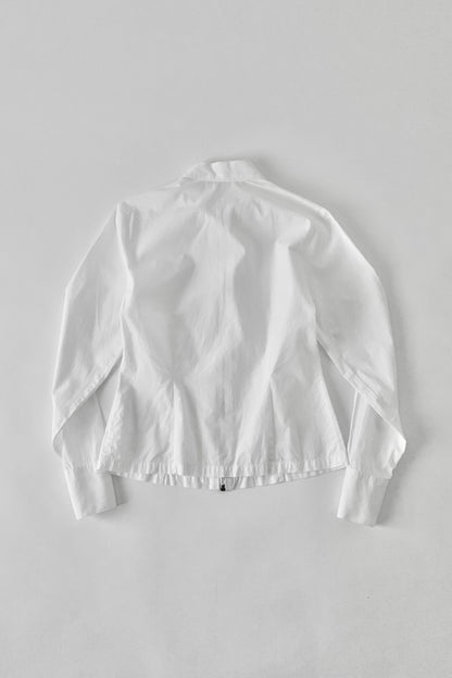 Italy gold zip shirt jacket