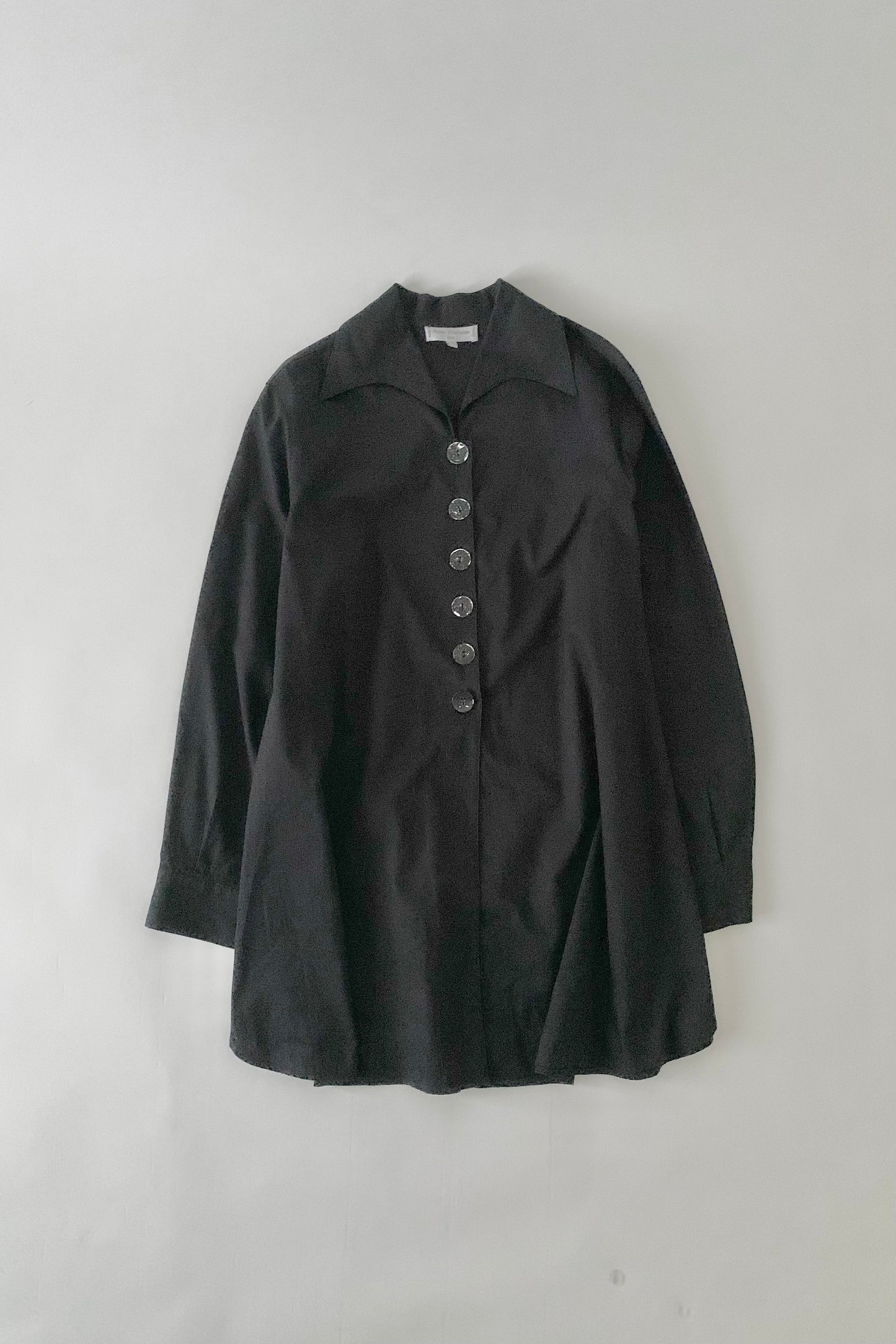 France black over sized coat