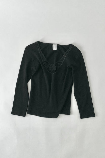 Italy rose lace long sleeves