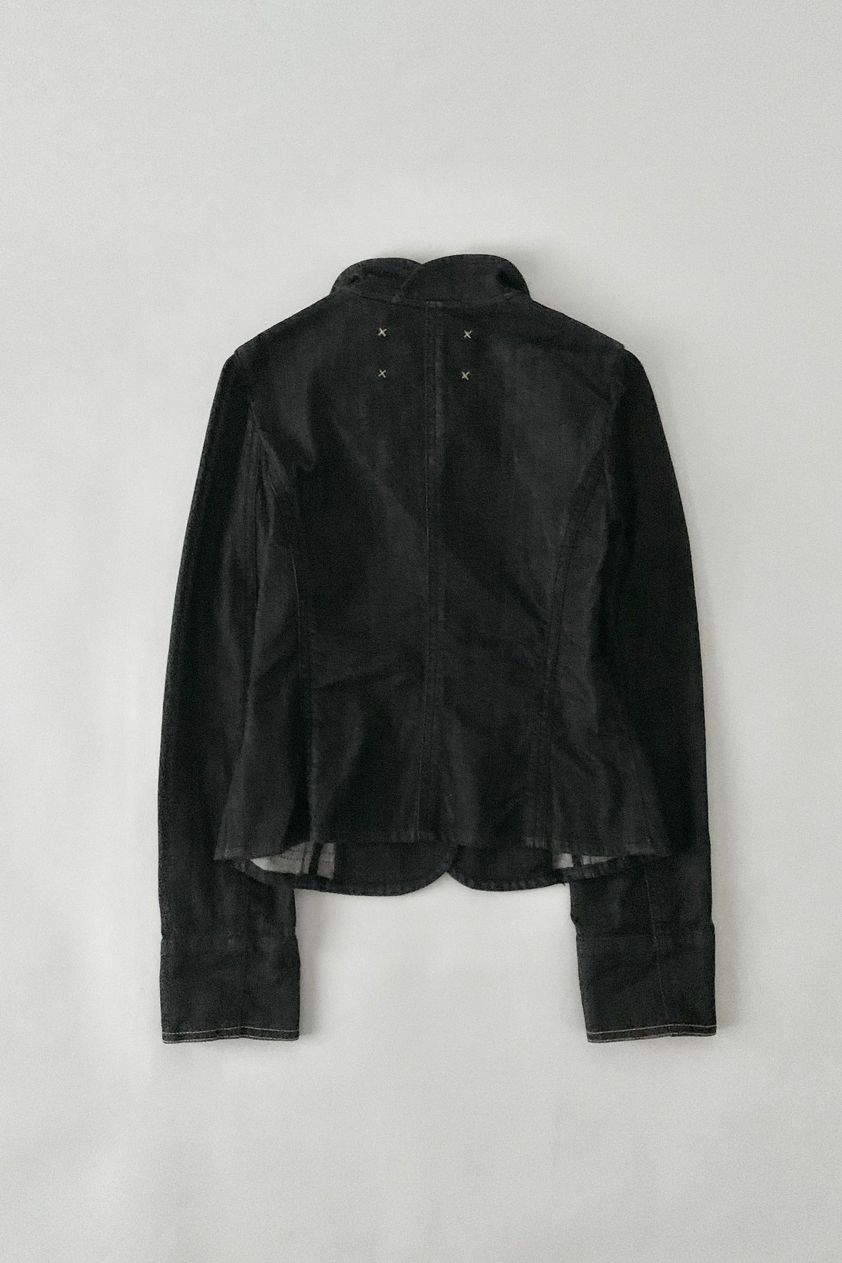dark gray denim jacket