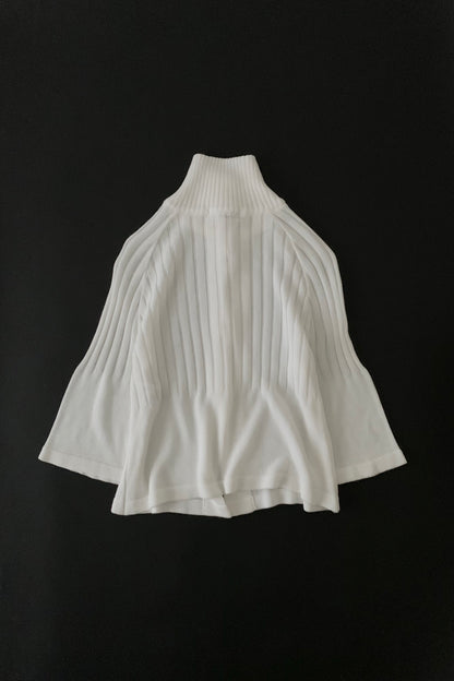 black buttons kint poncho