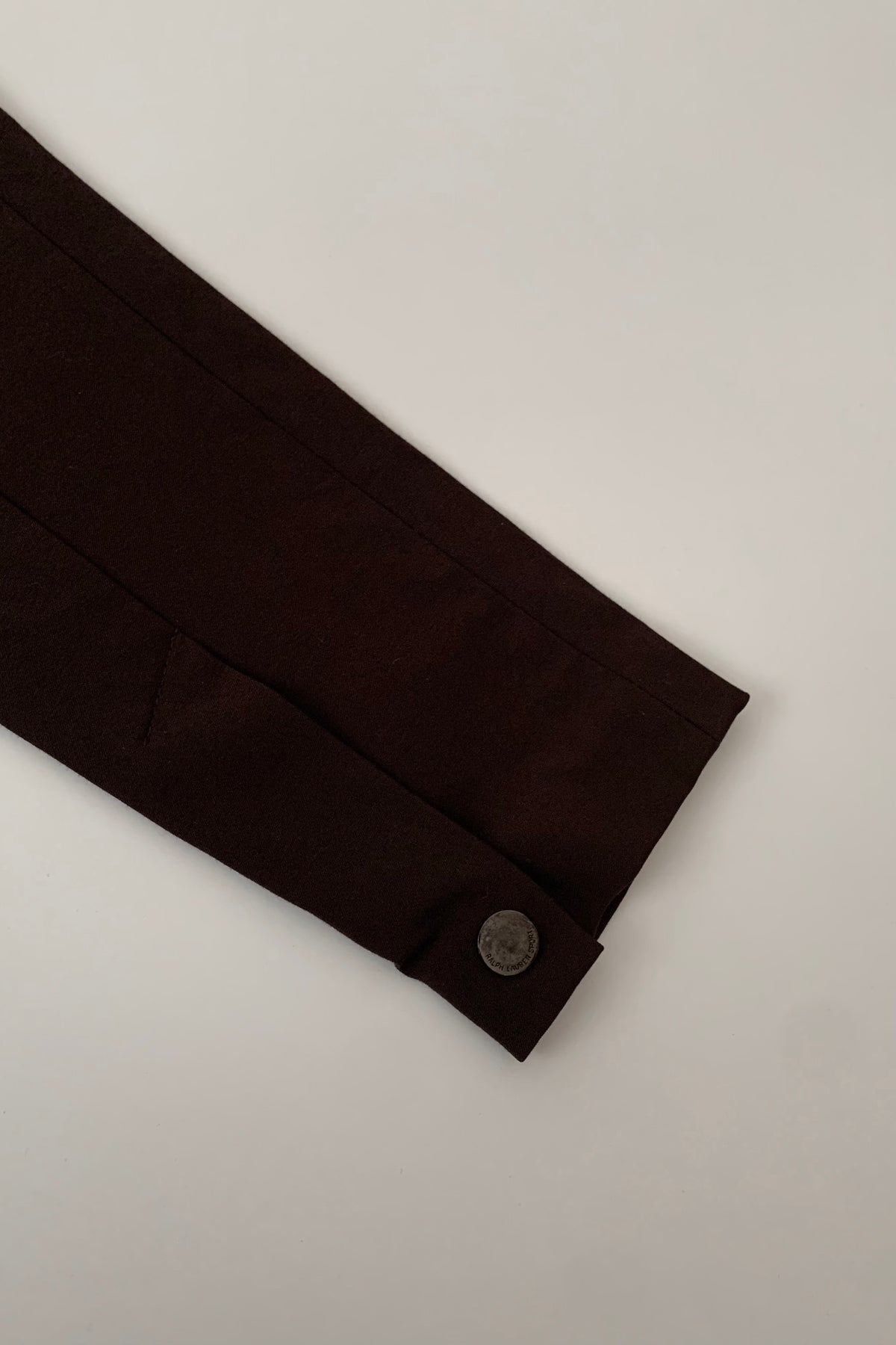 dark brown zip light jacket