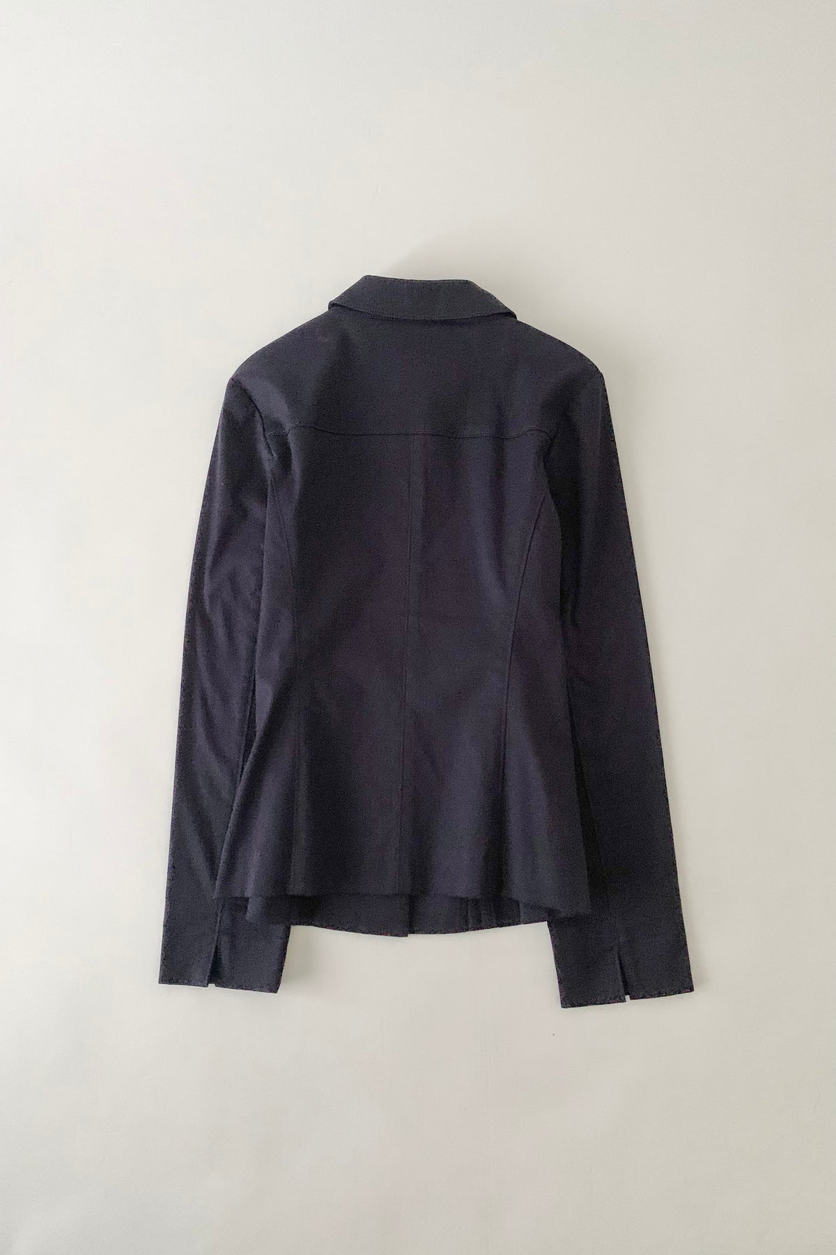 dark purple buttons jacket