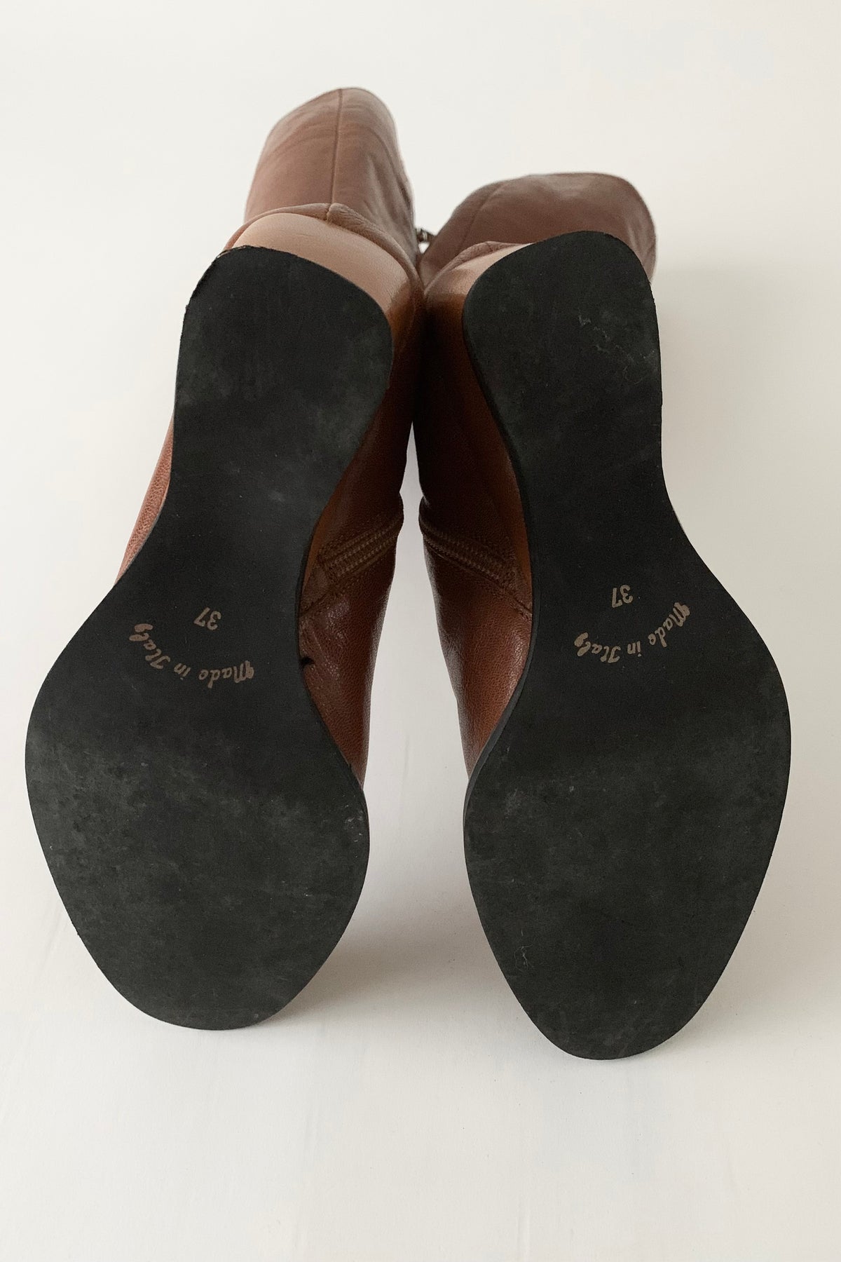 Italy brown long boots