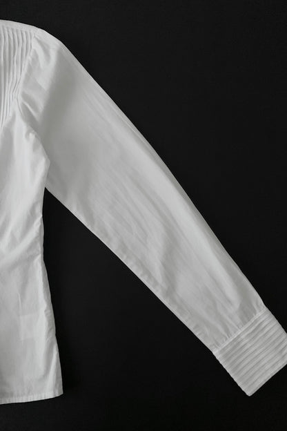 Italy white design shirt jacket