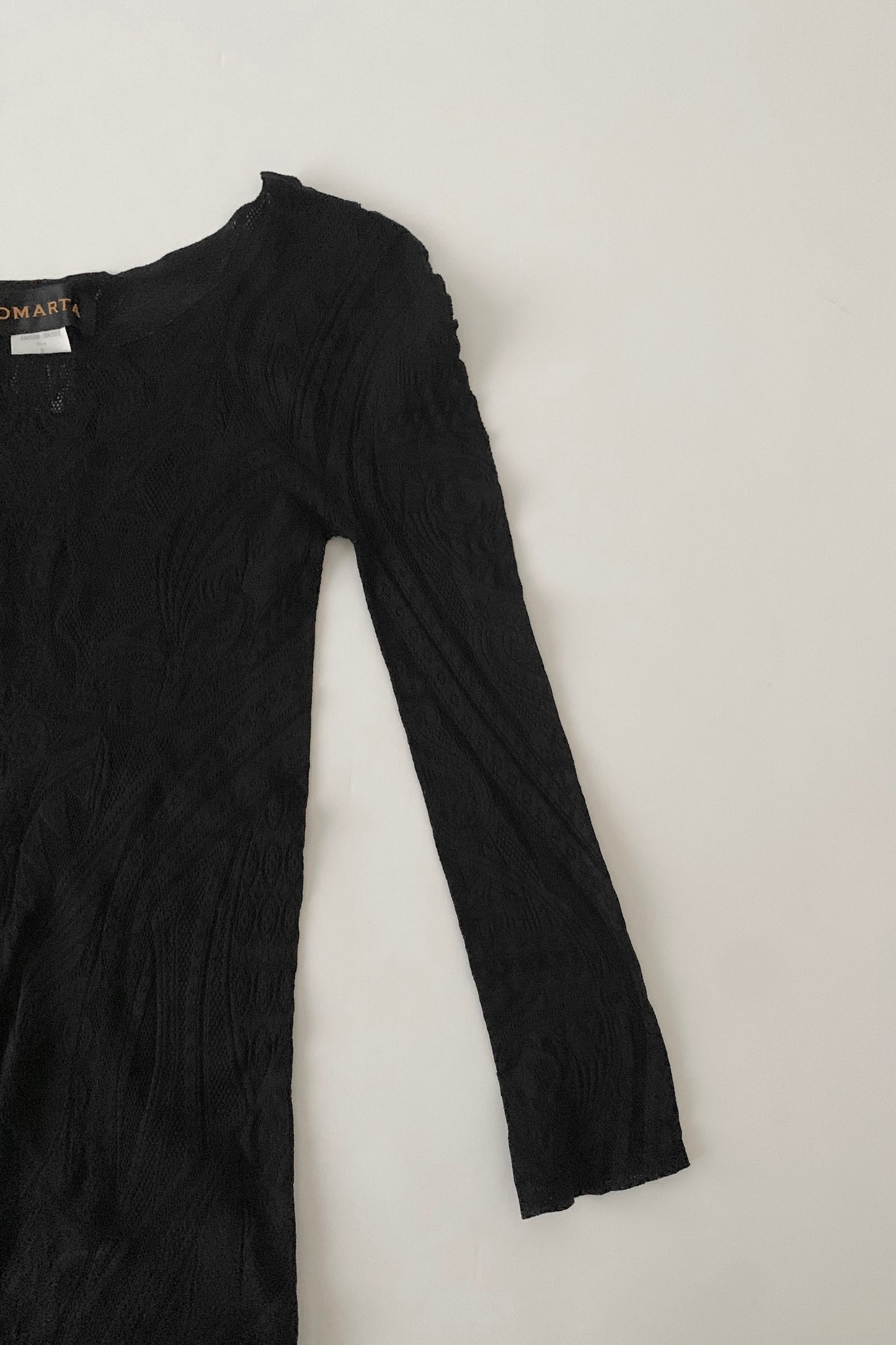black lace tight tops