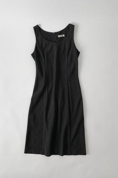 dark gray long dress
