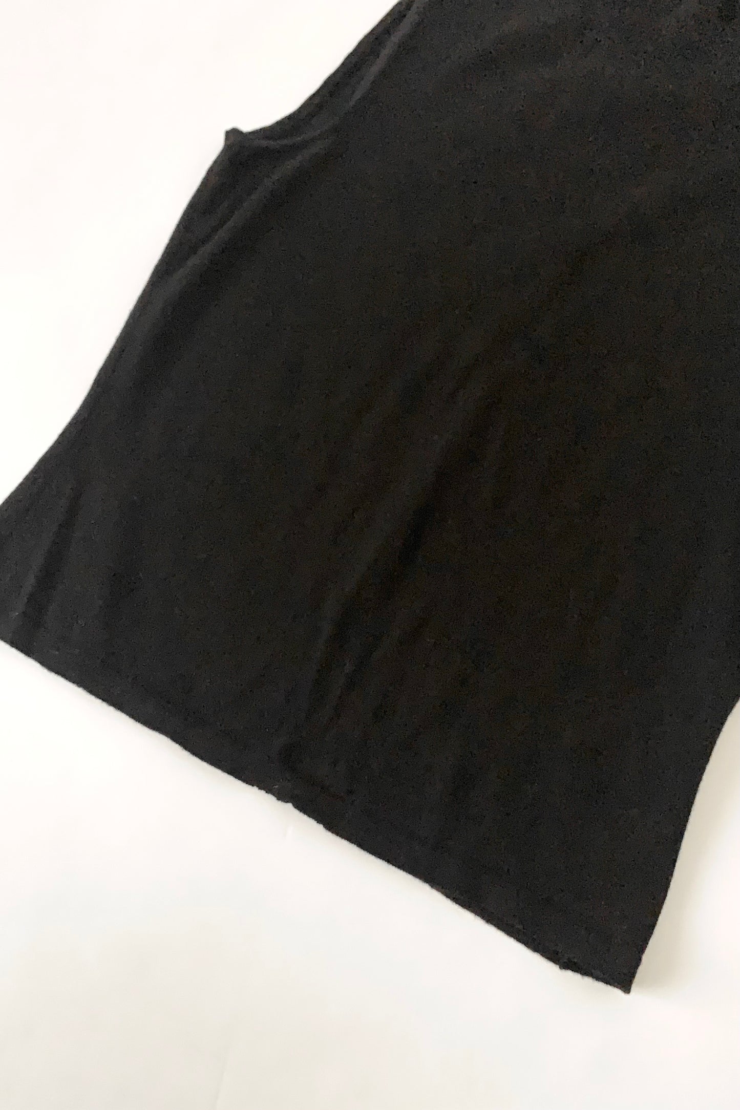 Italy black wool vest