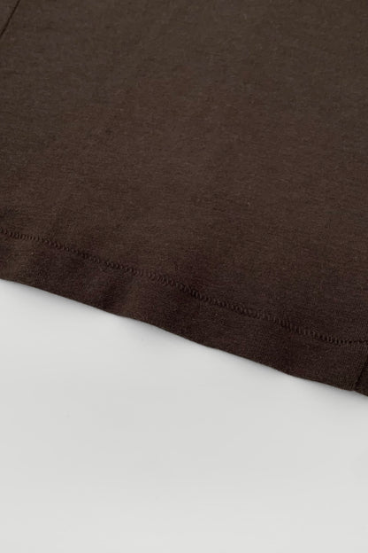 khaki brown v neck puff sleeve tops