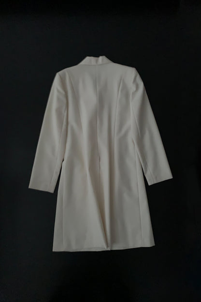 France white classic long coat