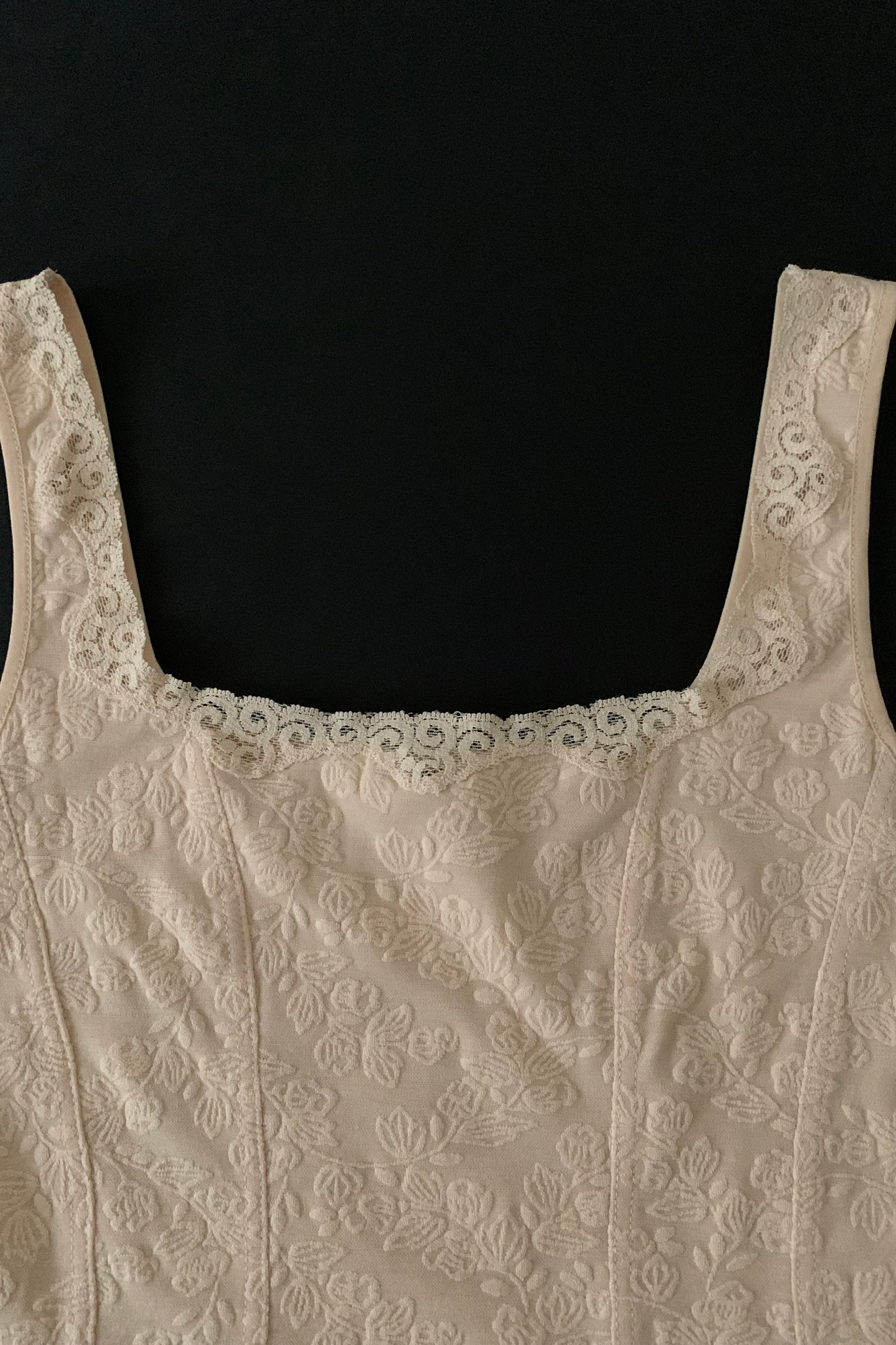 Canada pink jacquard camisole