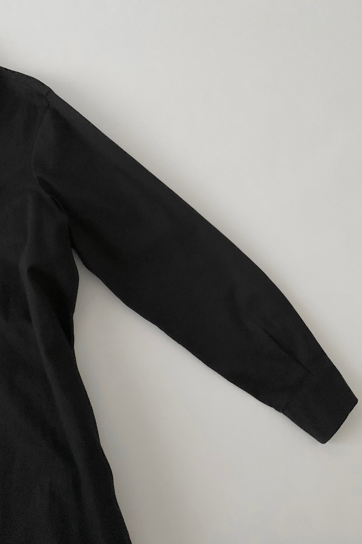 France black over sized coat