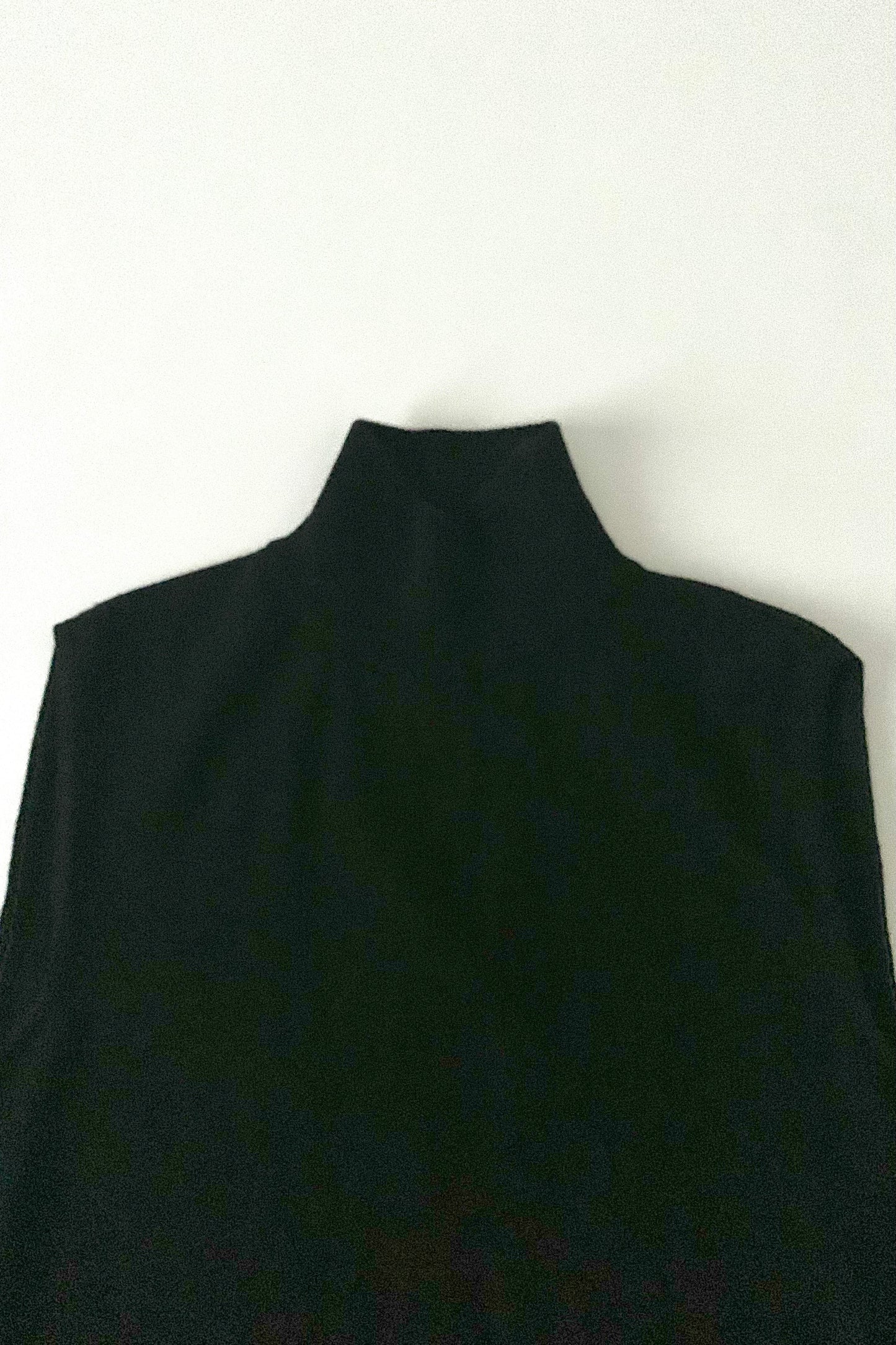 Italy black wool vest