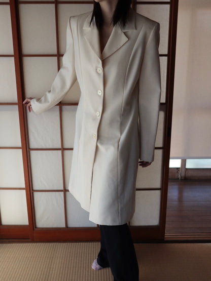 France white classic long coat