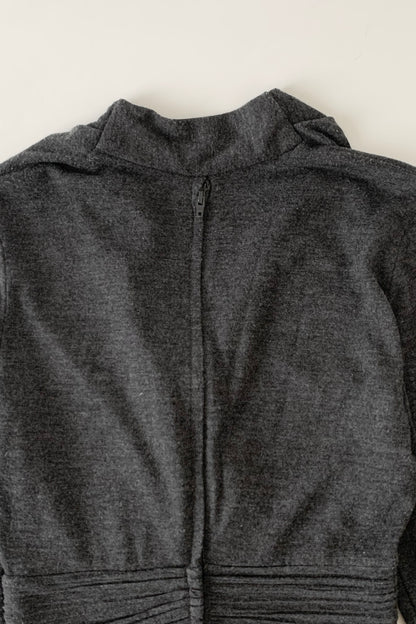 U.K. gray gather design dress