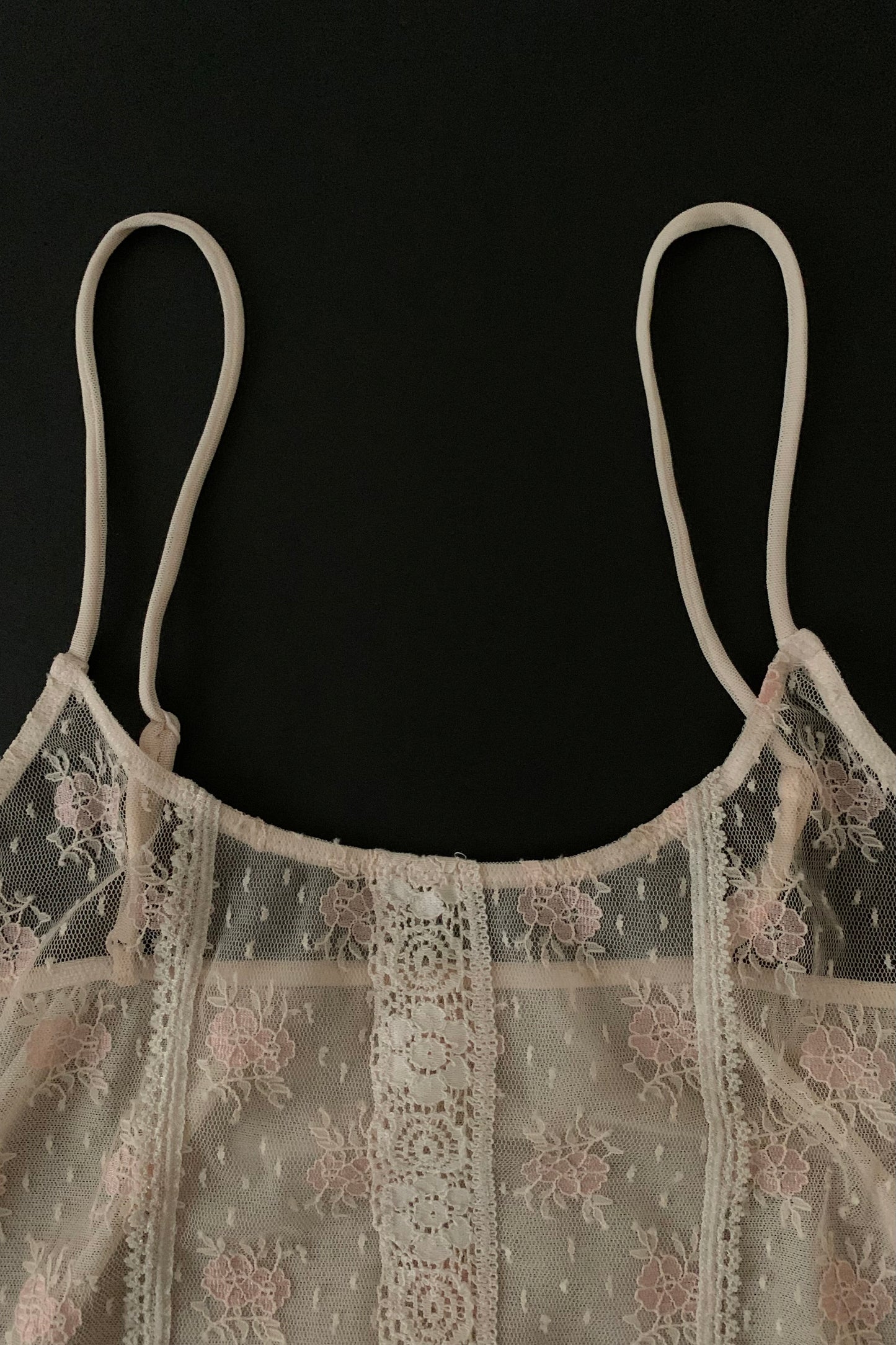 Chloe pink lingerie camisole