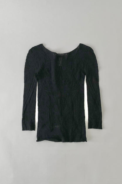 black lace tight tops