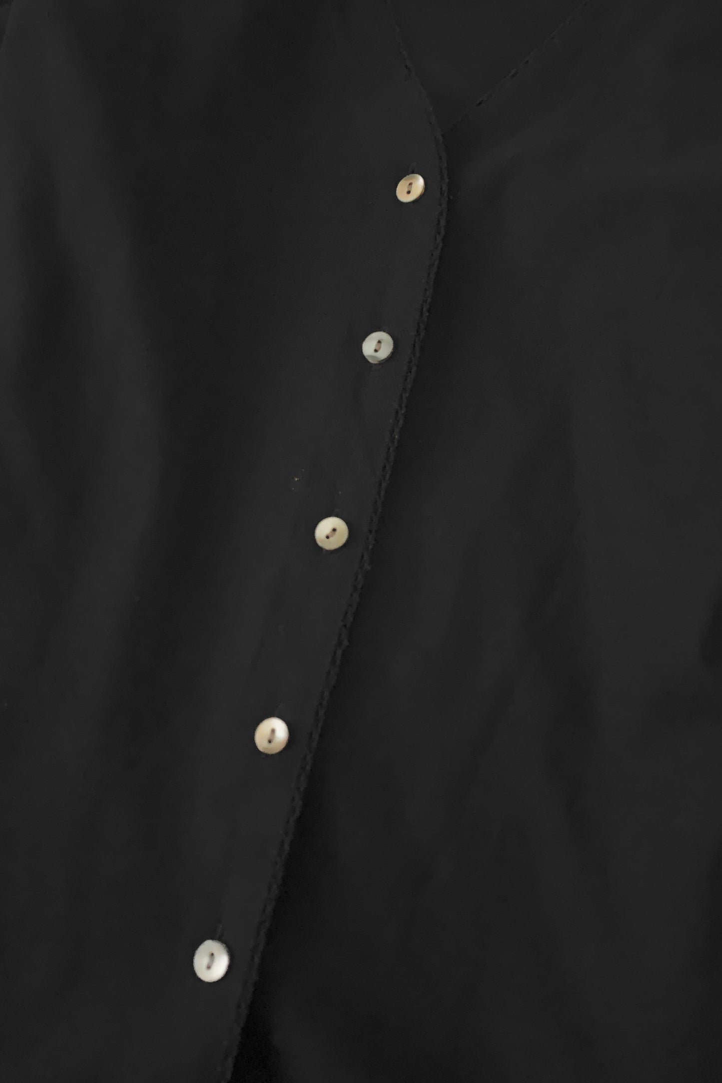 black shell buttons cardigan