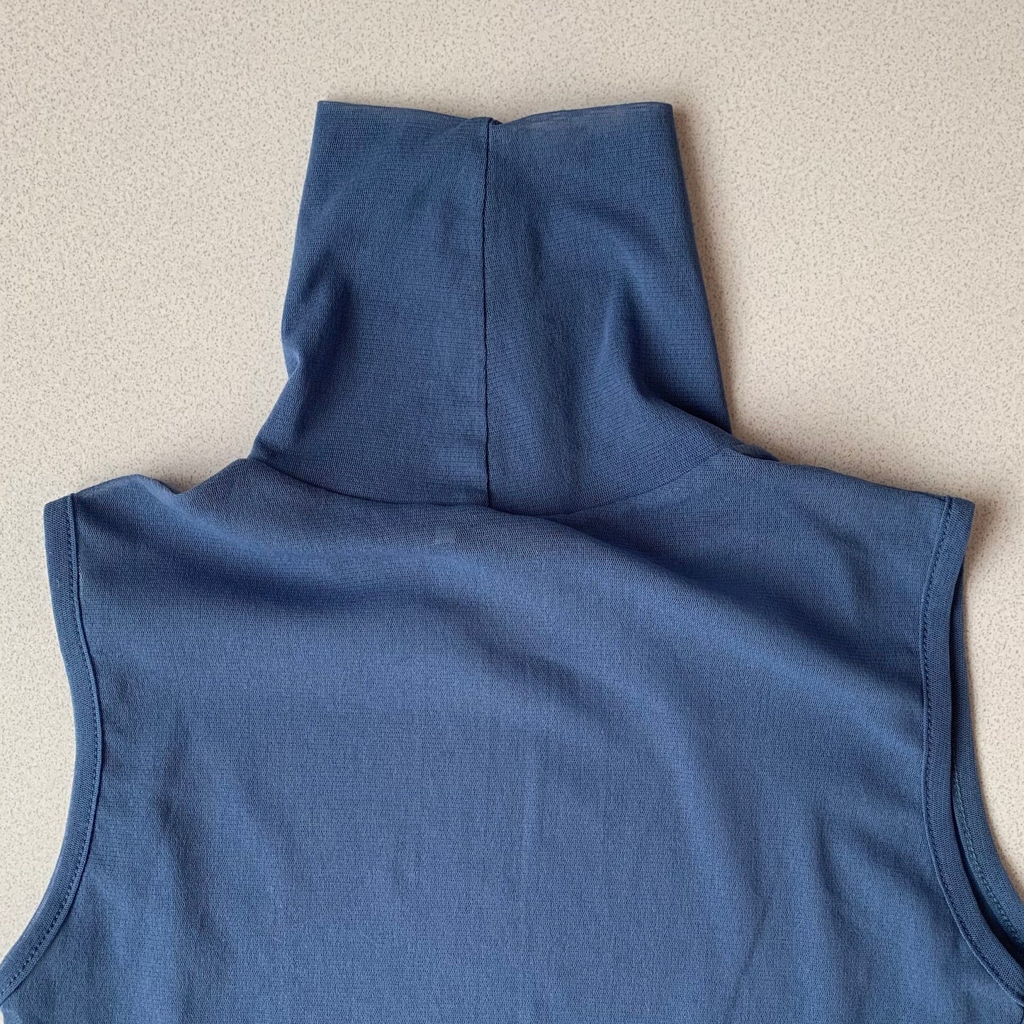 France blue tulle vest