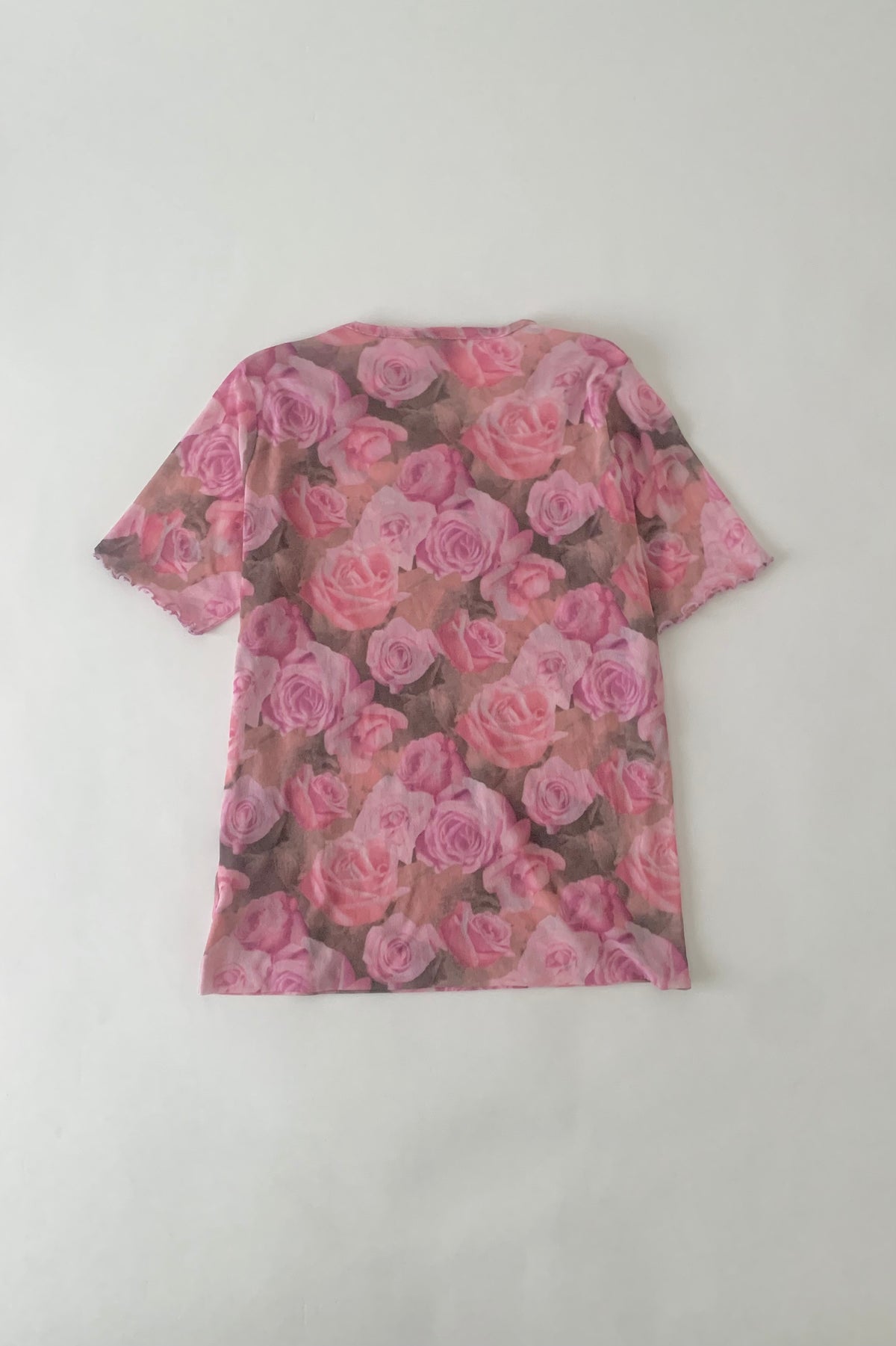 Italy rose sheer T tops