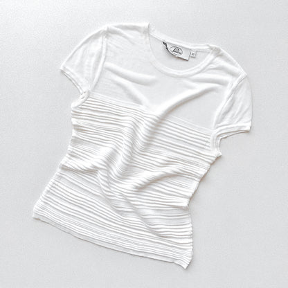 Italy  stripe summer knit