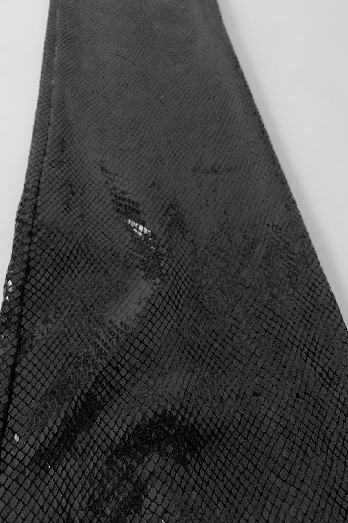 France black snake skin pants