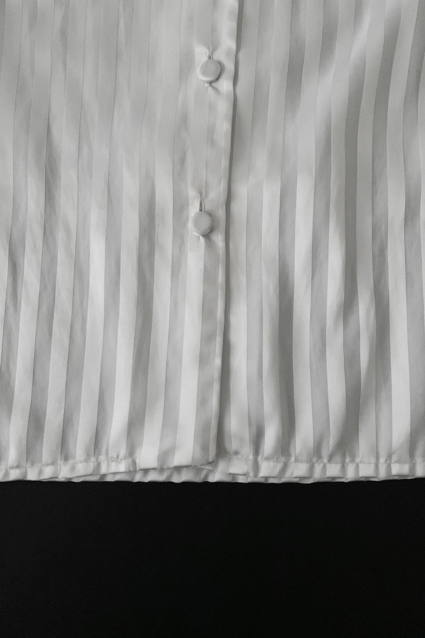 white satin tie shirt