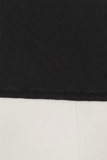 Salvatore ferragamo black midi skirt