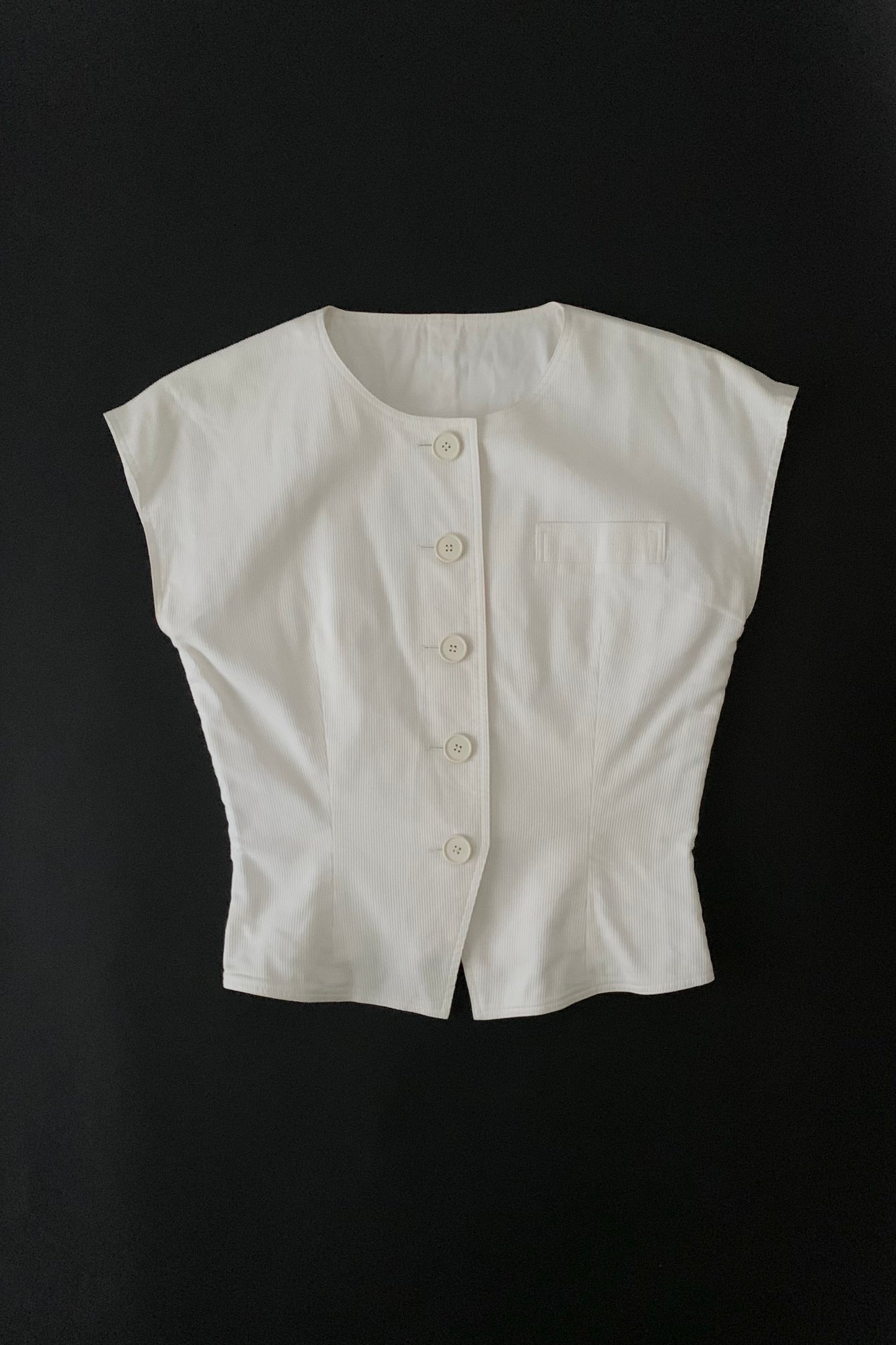 Christian Dior ivory vest