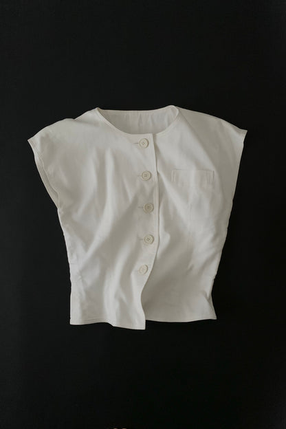 Christian Dior ivory vest