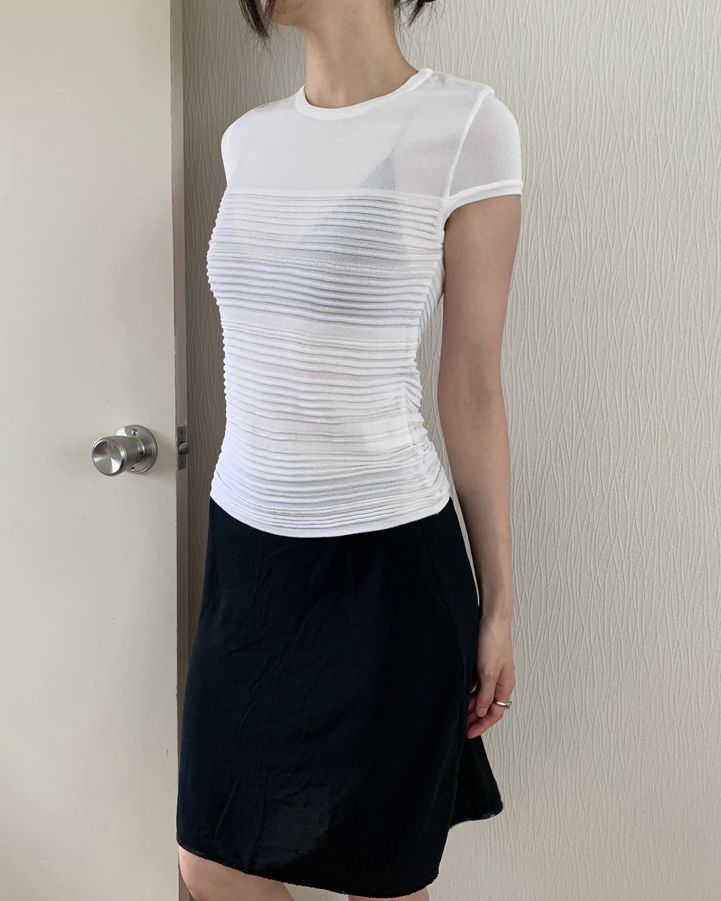 Italy  stripe summer knit