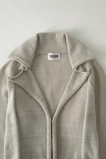 graige tweed knit jacket